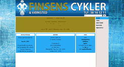 Desktop Screenshot of finsenscykler.dk
